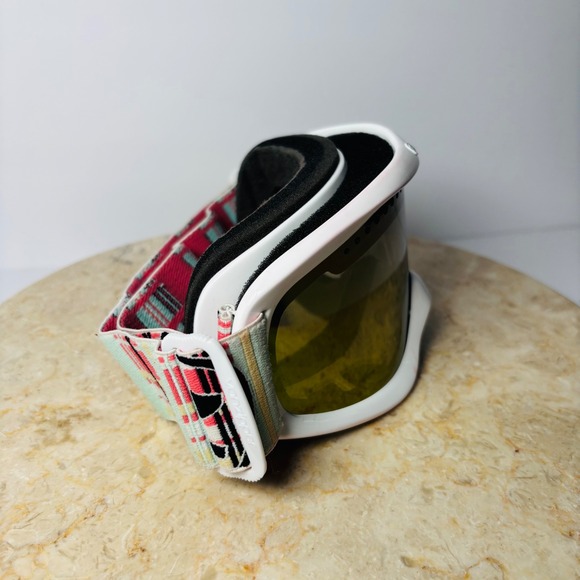 Von Zipper‎ Womens Sizzle Snow Goggle Candy Stripe White Smoke Pink Irridescent main image 8